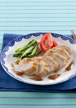 A picture of Vinegared Miso Chicken Breast with Honey.