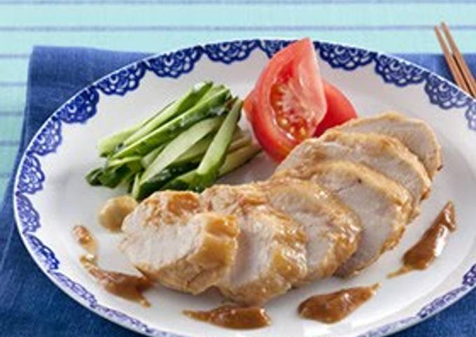 Steps to Prepare Ultimate Vinegared Miso Chicken Breast with Honey