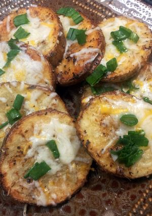 A picture of Yummy potato rounds.