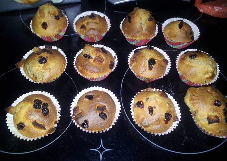 Step-by-Step Guide to Prepare Any-night-of-the-week Megans Apple, Cranberry & Cinnamon Muffins