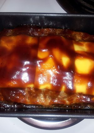 A picture of Mandi's meatloaf.