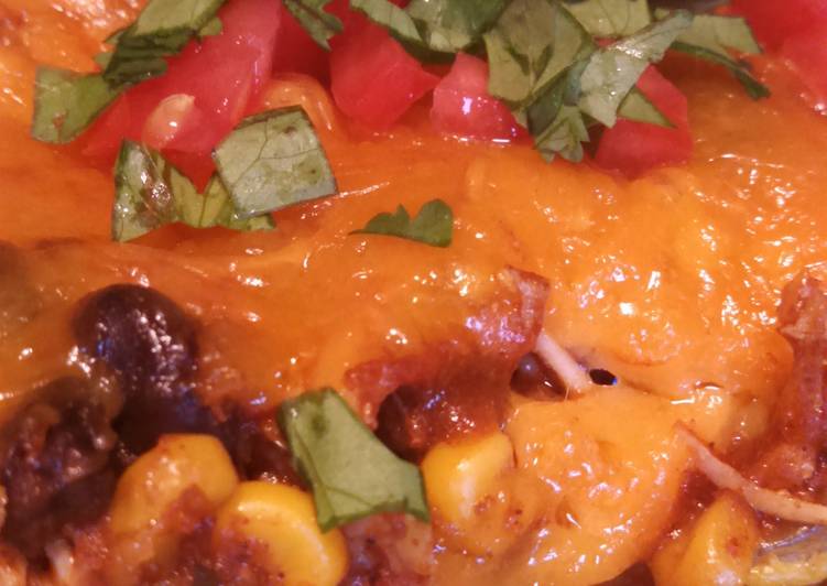 Recipe of Any-night-of-the-week Chicken enchilada bake