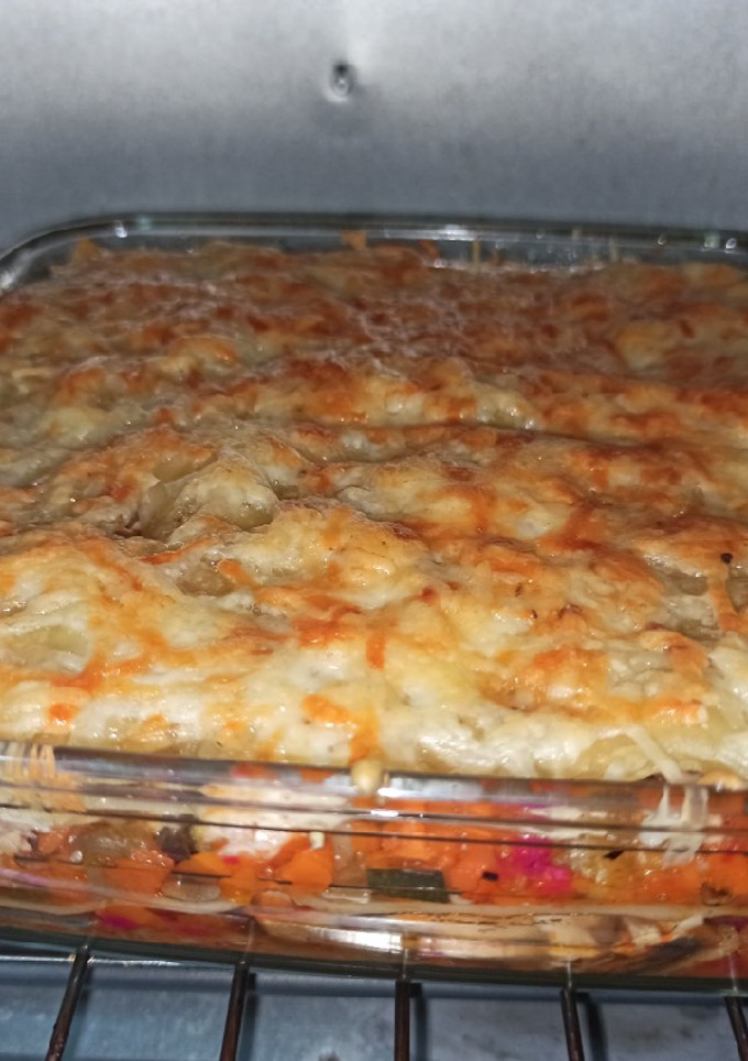 Una foto de Lasaña vegetal (sin bechamel)