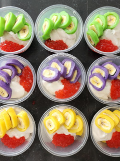 Foto resep Es Pisang Ijo 3 Rasa