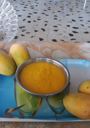 મેંગો રસ (Mango ras recipe in gujarati) રેસીપી મુખ્ય ફોટો