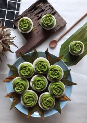Foto resep Rose Green Tea Puding