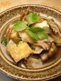 Simmered Maitake and Atsuage