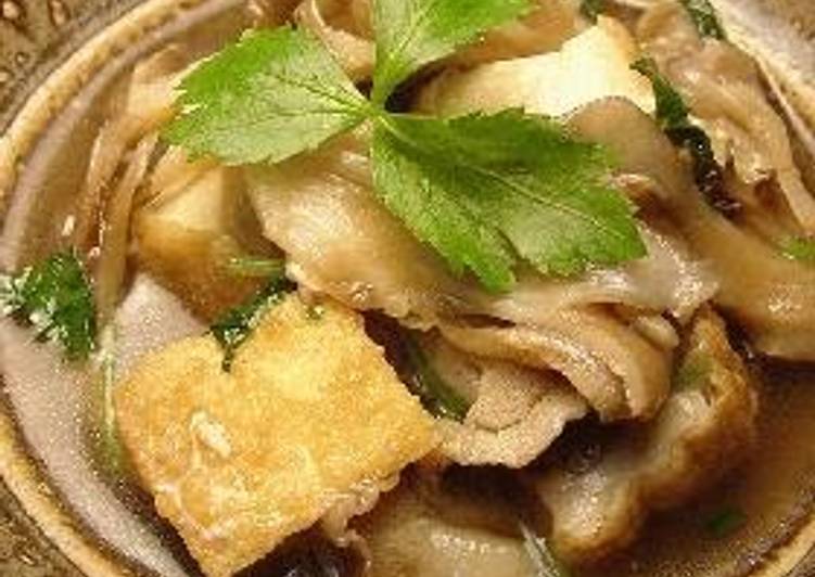 How to Prepare Ultimate Simmered Maitake and Atsuage
