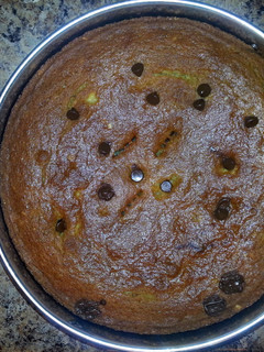 A picture of Victor's Chocolate Chip Banana Bread.