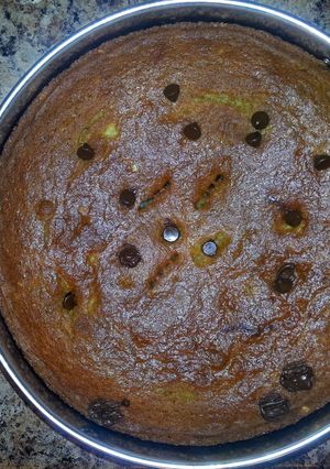 A picture of Victor's Chocolate Chip Banana Bread.