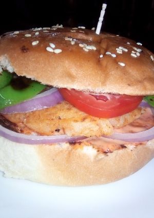 A picture of Vegetable Burger.