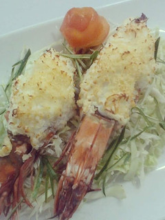 A picture of Prawn Thermidore.
