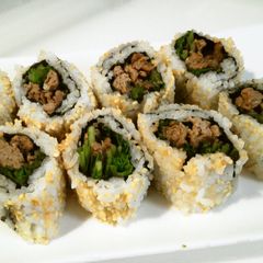 A picture of Yakiniku California Rolls.