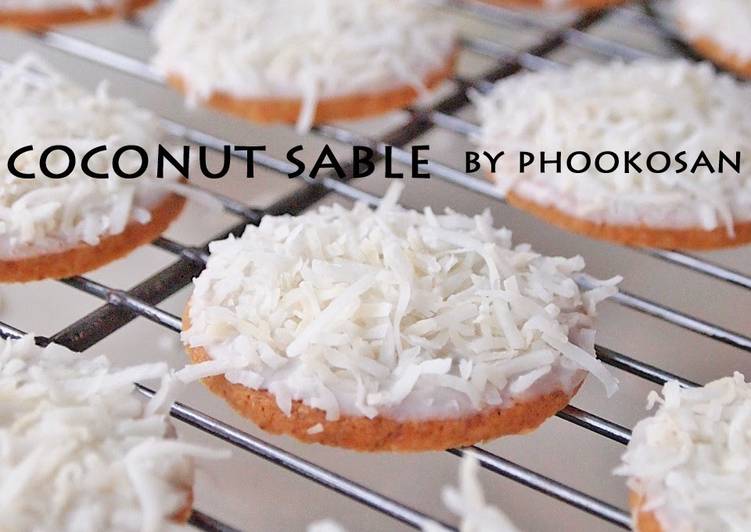 Recipe of Ultimate White Coconut Shortbread