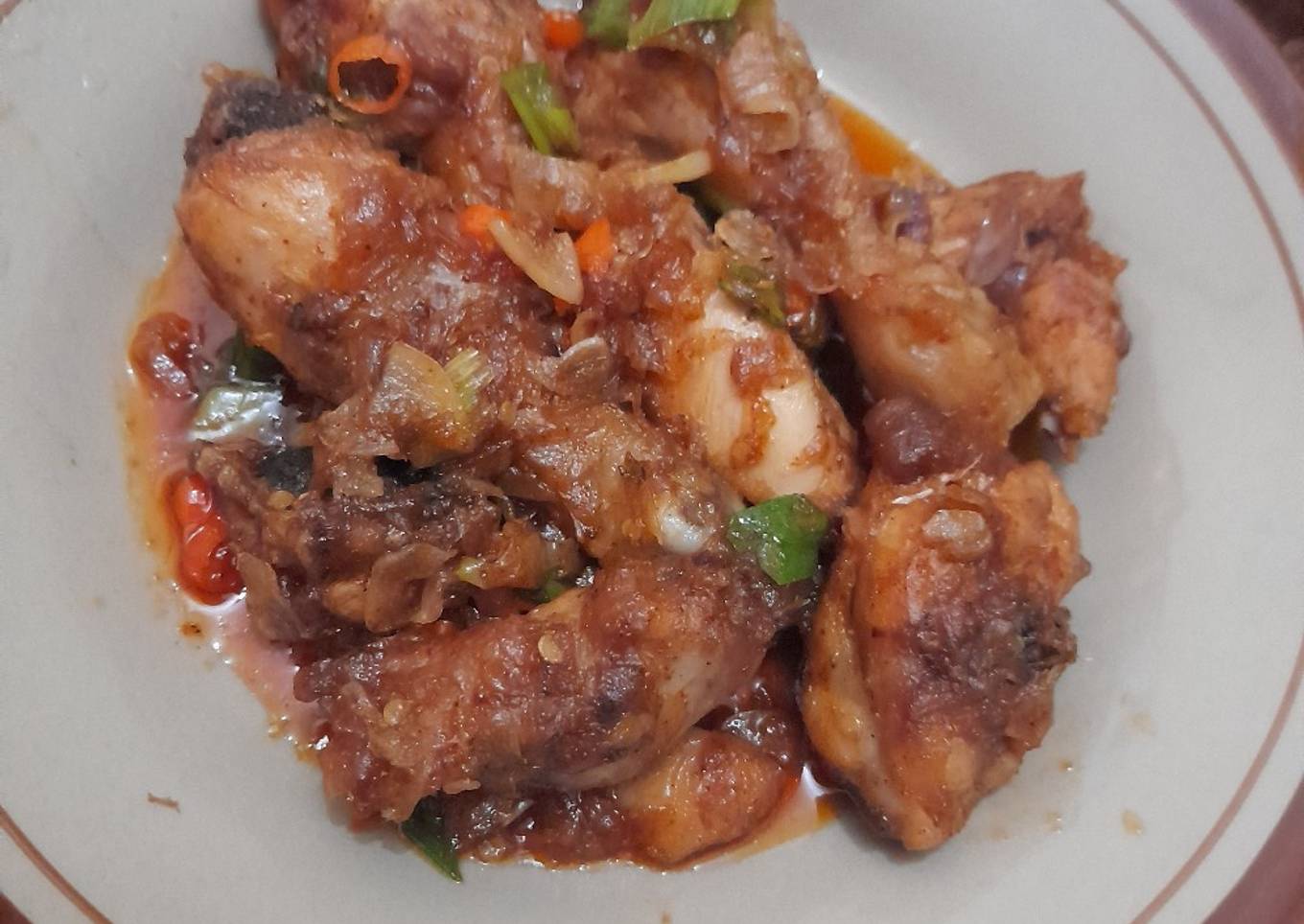 Ayam Pedas Saus Mentega