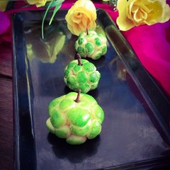 Custard apple shape sweet A picture of Custard apple shape sweet.