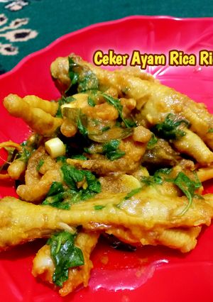 Foto resep Ceker Ayam Rica Rica