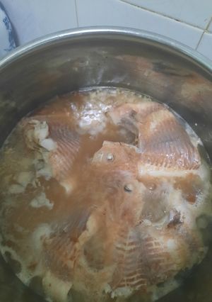 Hình của món Cá Diêu Hồng kho me.
