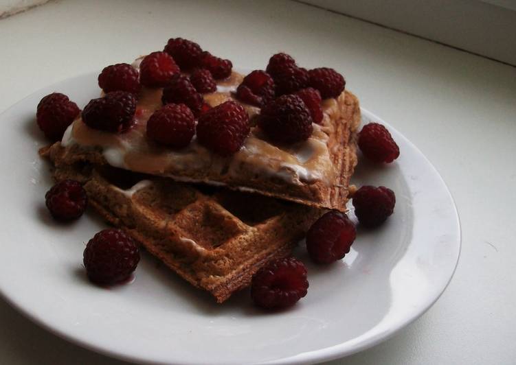 Easiest Way to Make Super Quick Homemade Healthy delicious waffles