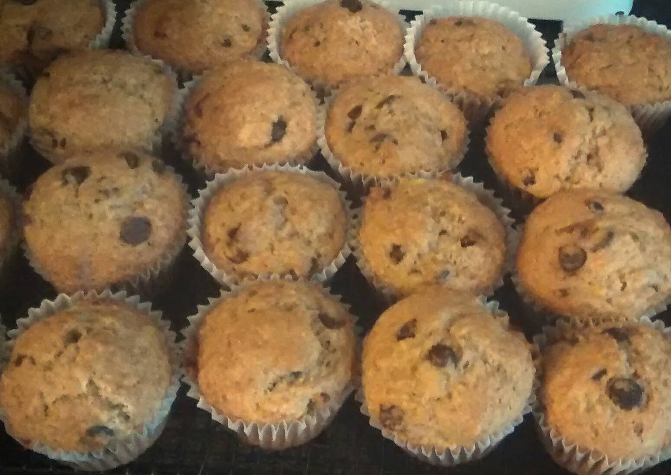 Best Banana chocolate chip muffins