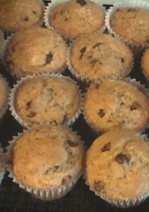 A picture of Best Banana chocolate chip muffins.