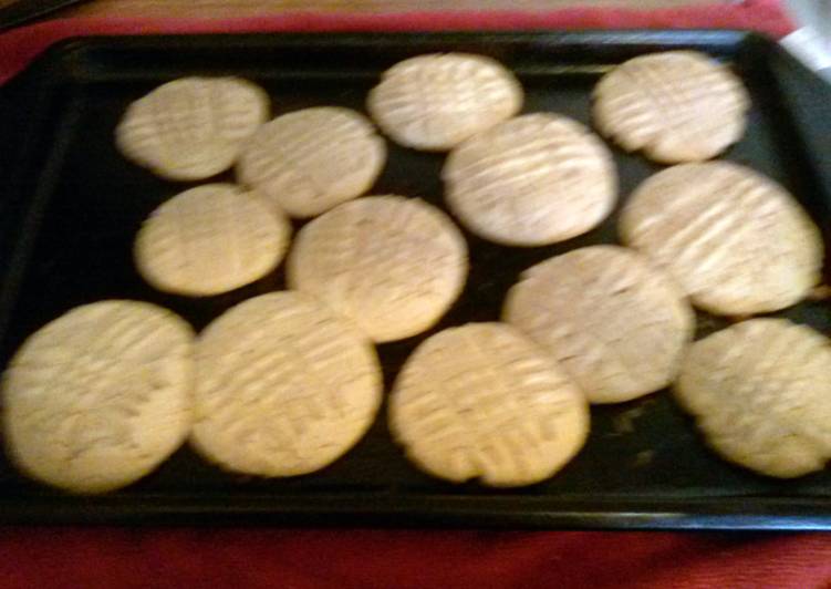 Recipe of Perfect Super Easy Peanut Butter Cookies