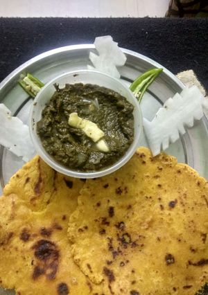 A picture of Winter Special Makki ki Roti Sarso ka Saag.