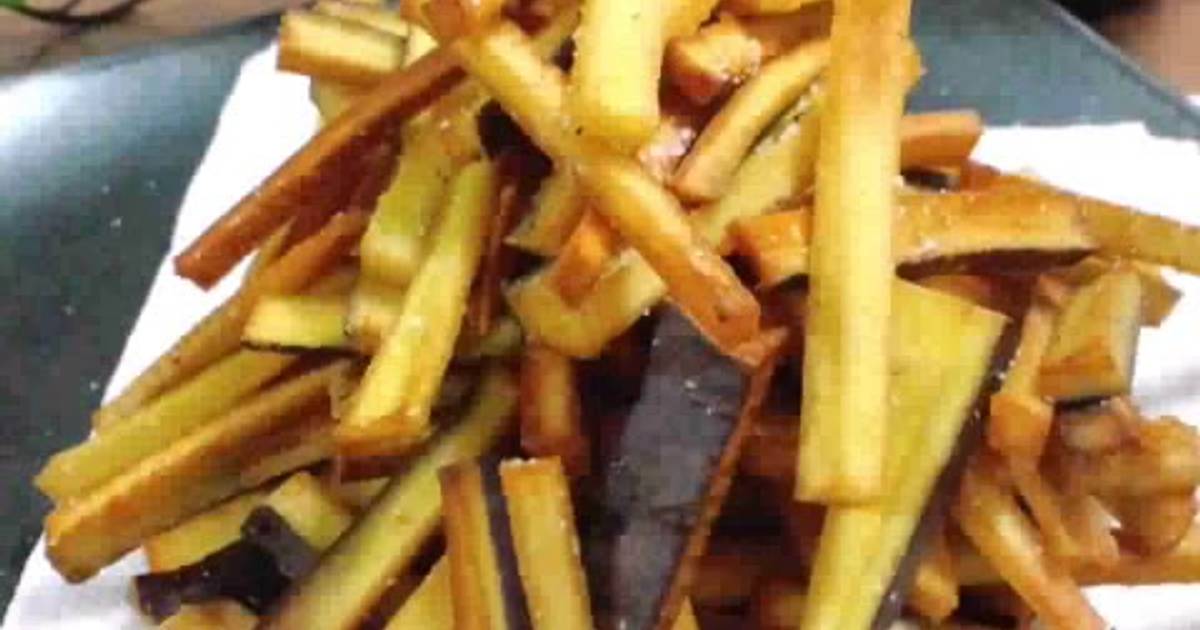 DeepFried Salty Sweet Potato Sticks Recipe by cookpad.japan Cookpad