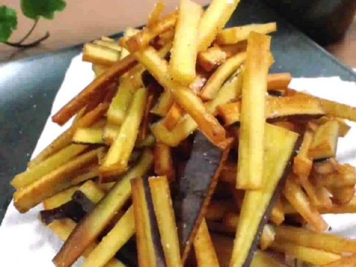Recipe Deep-Fried Salty Sweet Potato Sticks the So Delicious So Delicious