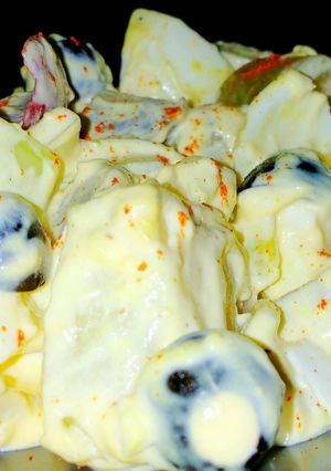 A picture of Mike's Old Fashion Potato Egg Salad.