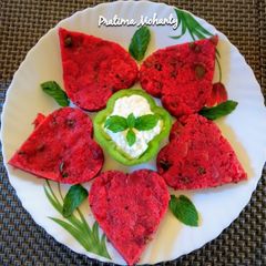 A picture of Beetroot Upma.