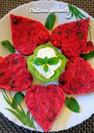 A picture of Beetroot Upma.