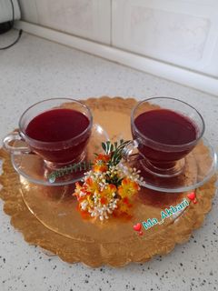 عکسی از دستور 🍒چای آلبالو