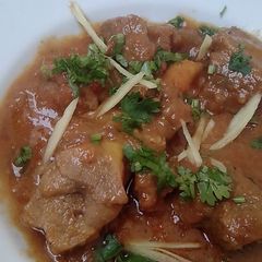 A picture of Mutton karahi.