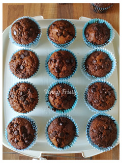 Foto resep Double Chocolate Cupcakes |Cupcakes Chocolate yang super nyoklat