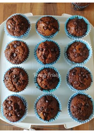 Foto resep Double Chocolate Cupcakes |Cupcakes Chocolate yang super nyoklat