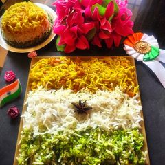 A picture of Tricolour Rice.