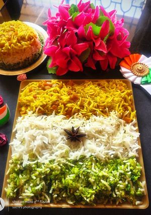 A picture of Tricolour Rice.