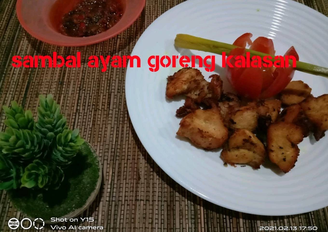 262. Sambal ayam goreng kalasan