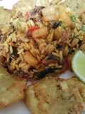 Arroz con mariscos en 5 minutos