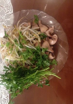 Hình của món Tràng lợn hấp.