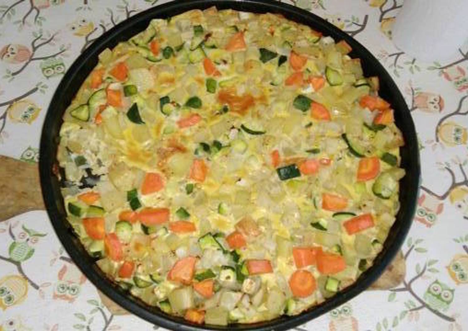 Tortilla de verduras al horno Receta de Siil Mdp - Cookpad