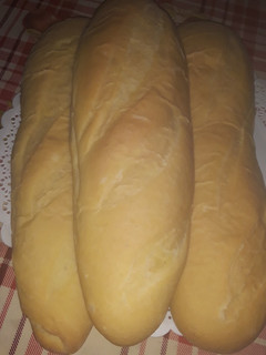 Una foto de Pan casero con grasa