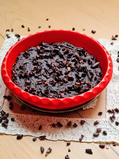 Una foto de Mega cookie con nibs de cacao 🍫 sin azúcar sin lácteos sin huevo sin harina sin gluten