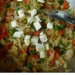A picture of Dry Matar Paneer.
