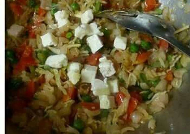 Dry Matar Paneer