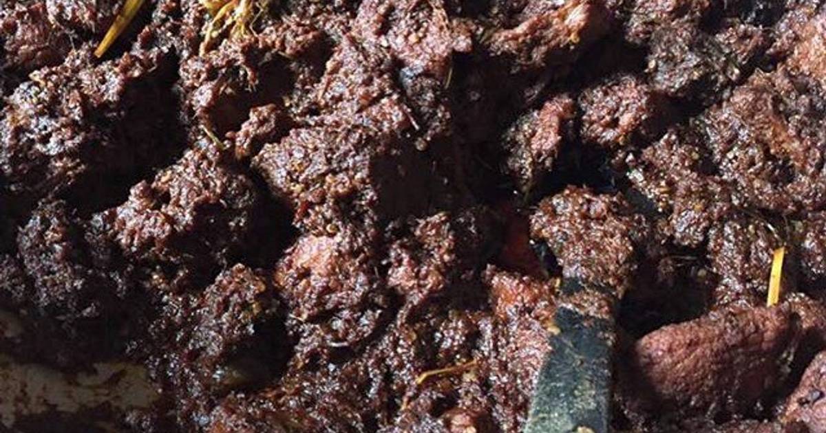  Resep  Rendang  hitam  oleh Naidasinna Cookpad