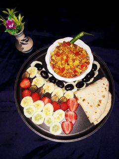 चटपटी पनीर भुर्जी(Chatpati Paneer bhurji recipe in Hindi) रेसिपी मुख्य फोटो