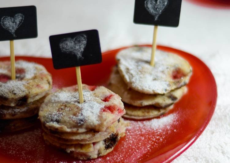 Recetta di Ultimate Mini pancake fragole e cioccolato