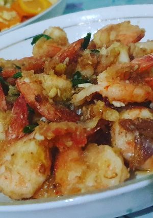 Foto resep Udang saus telur asin